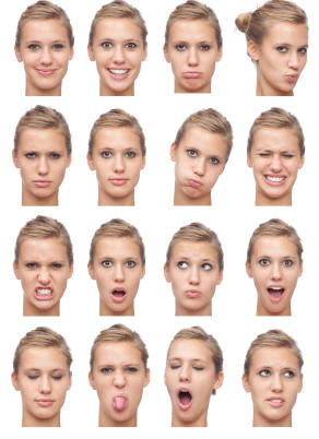 Facial Expressions Woman