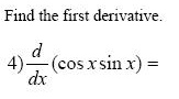 Calculus Problem Derivative